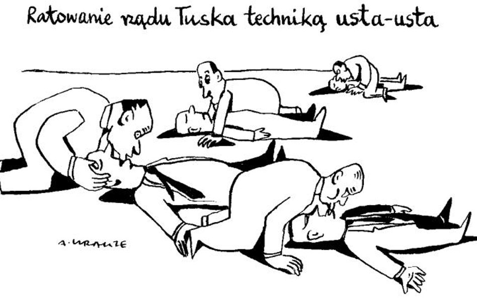 Komentarz rysunkowy. Ratowanie rządu
