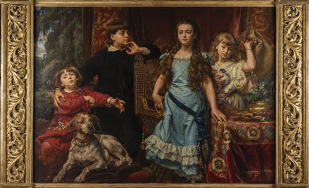 Obraz Jana Matejki „Dzieci artysty” przyjedzie do Zamku Królewskiego ze Lwowa