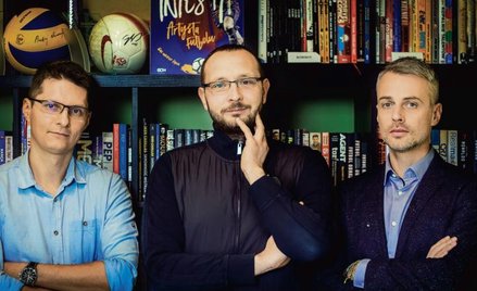 Od lewej: Michał Rędziak, Przemysław Romański, Łukasz Kuśnierz właściciele SQN.