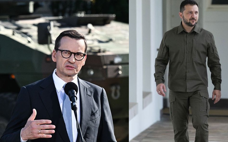 Mateusz Morawiecki i Wołodymyr Zełenski