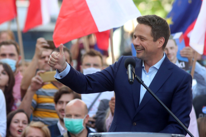 I turę wygrał Rafał Trzaskowski, ostateczne rozstrzygnięcie zapadnie jednak 1 czerwca - w II turze