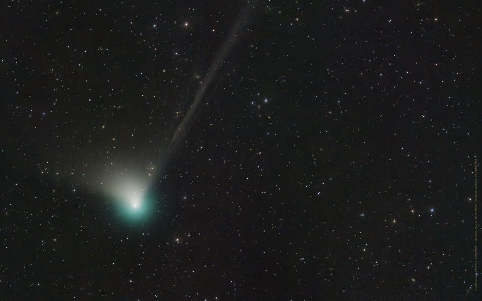 Zdjęcie komety opublikowane przez NASA