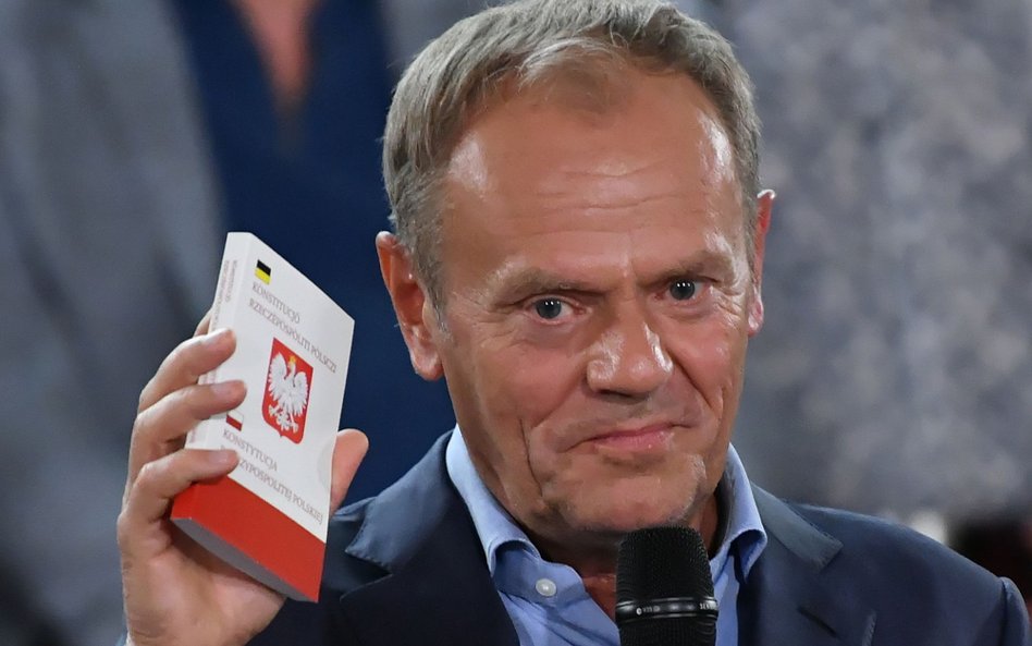 Przewodniczący Platformy Obywatelskiej Donald Tusk