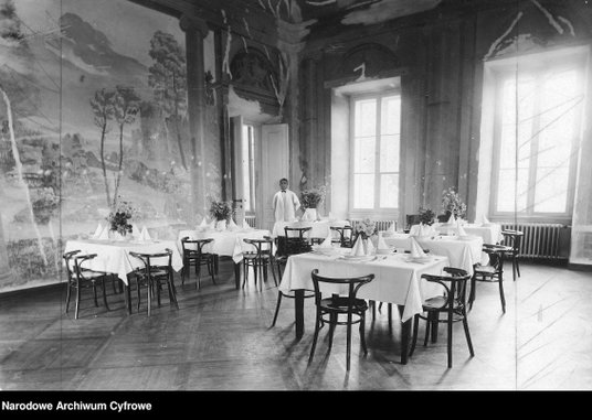 Państwowe Sanatorium dla Narkomanów w pałacu Wołłowiczów w Świącku, 1933 r.