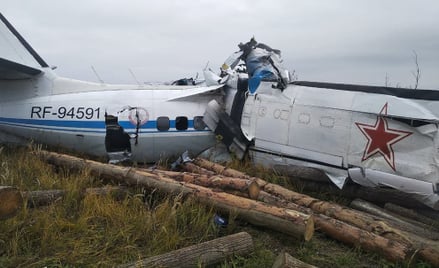 W Rosji rozbił się samolot ze spadochroniarzami