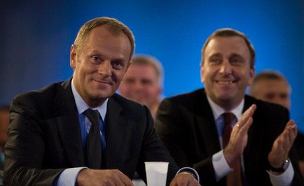 Donald Tusk i Grzegorz Schetyna