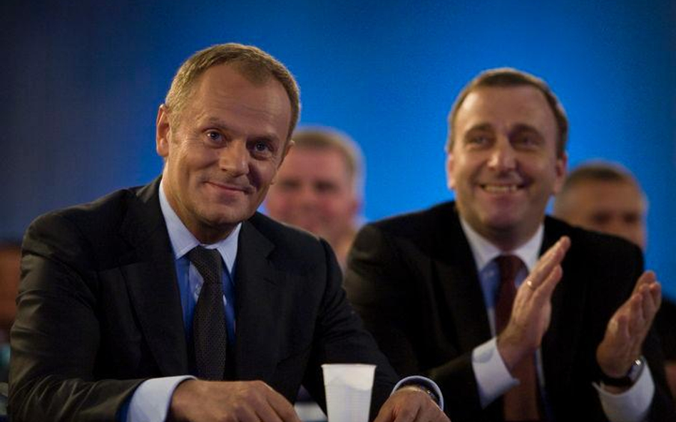 Donald Tusk i Grzegorz Schetyna