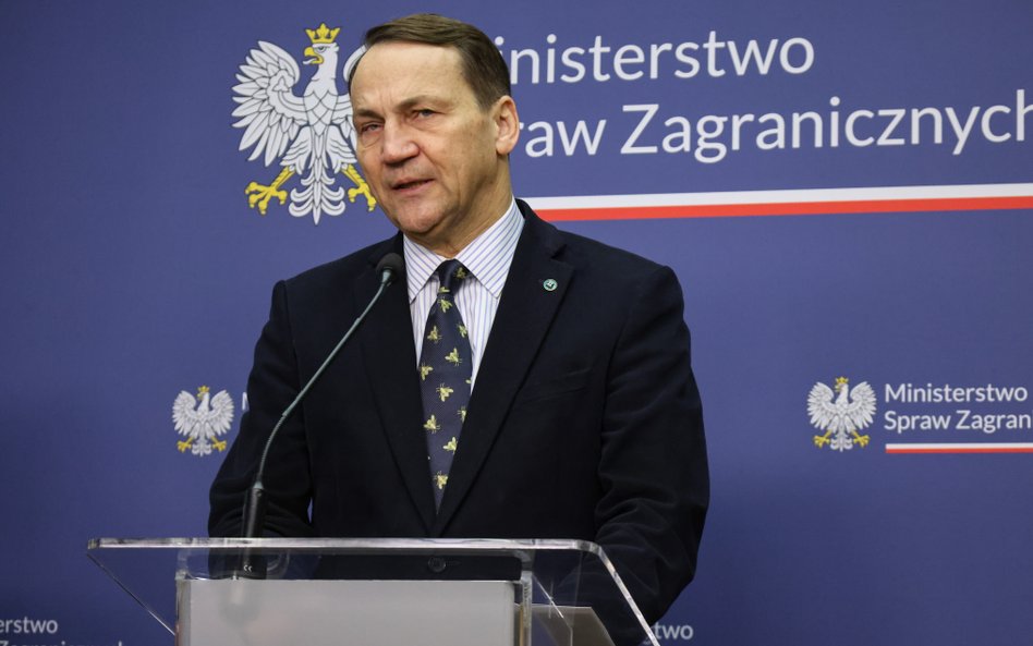Wicepremier, minister spraw zagranicznych RP Radosław Sikorski.