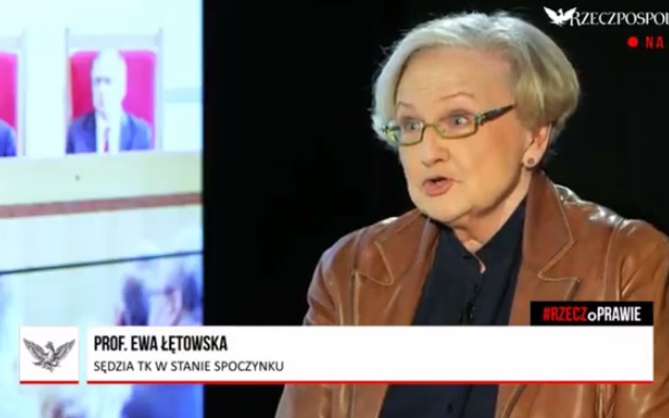 Prof. Ewa Łętowska