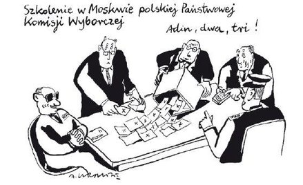 Komentarz rysunkowy. Szkolenie w Moskwie