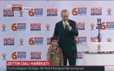 Erdogan mówi dziecku o chwale męczeńskiej śmierci