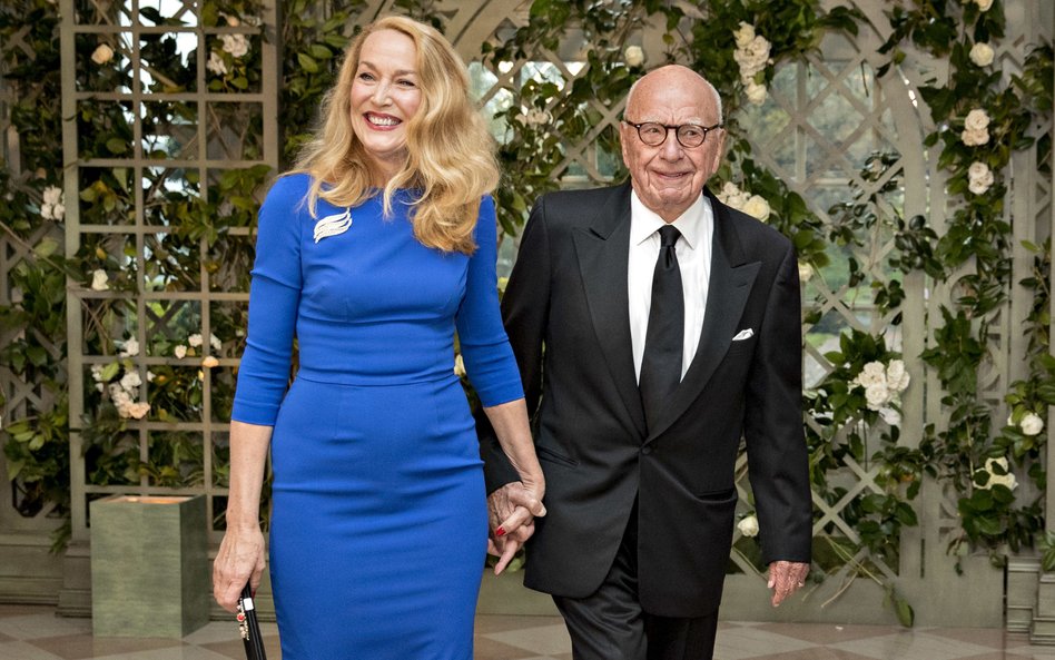 Jerry Hall i Rupert Murdoch