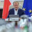 Premier Donald Tusk podczas wtorkowego posiedzenia rządu