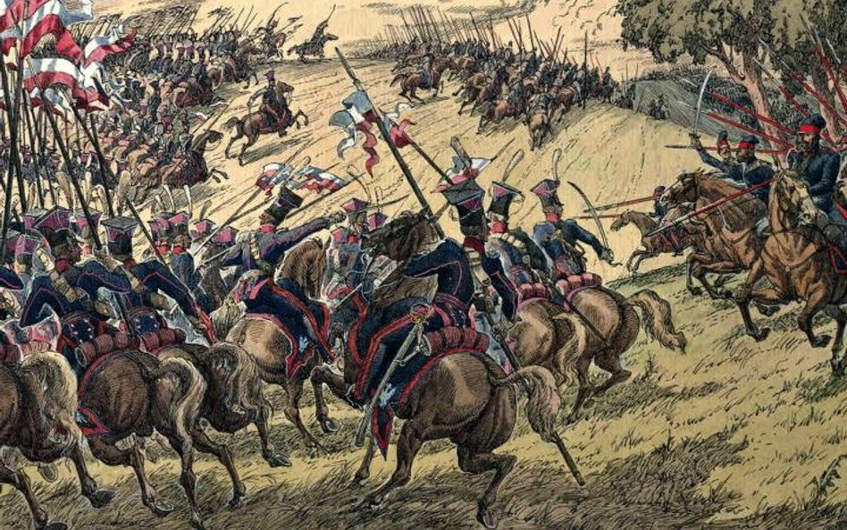 Starcie polskiej jazdy z rosyjską pod Mirem 10 lipca 1812 r.