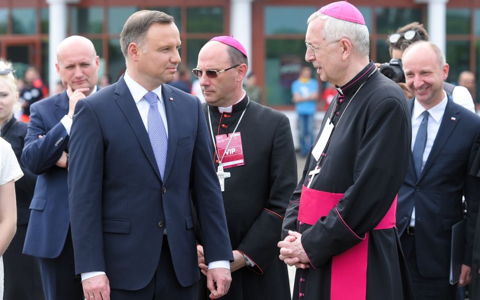 Andrzej Duda i abp Stanisław Gądecki