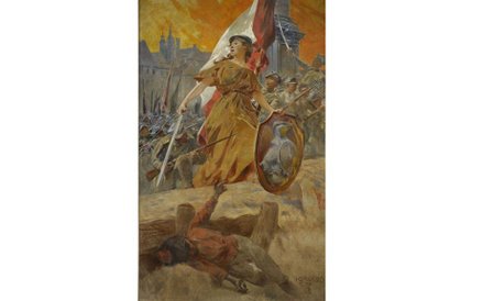 Zdzisław Jasiński "Alegoria zwycięstwa" 1920