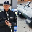 Gen. Jarosław Szymczyk i granatnik, z którego miał paść strzał na komendzie głównej