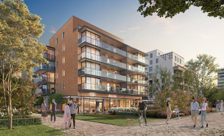Soho w Warszawie firmy Yareal. W kompleksie kilkunastu budynków powstają mieszkania, apartamenty i l
