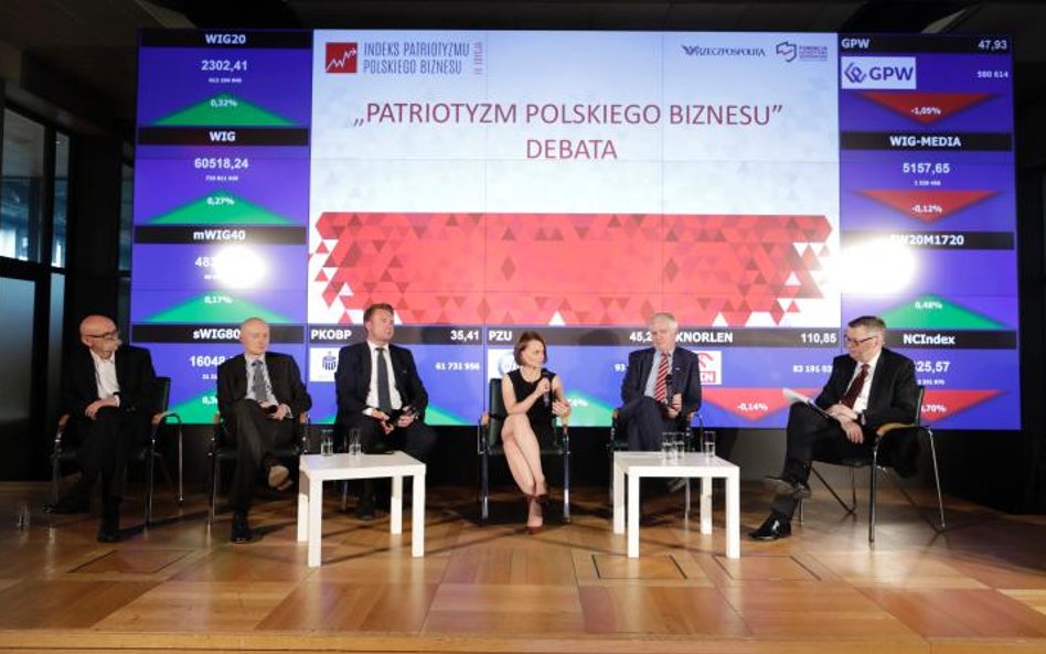 Uczestnicy debaty na temat patriotyzm gospodar- czego dyskutowali m.in. o tym, czy bycie patriotą go