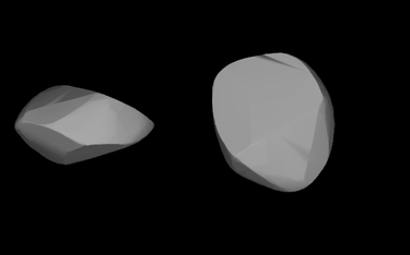 Trójwymiarowy model asteroidy Massalia