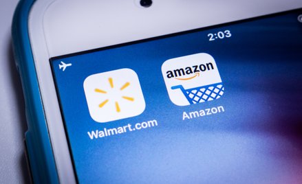 Amazon goni Walmart przychodami, bije go w e-commerce