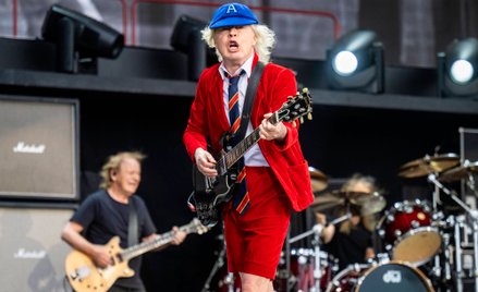 AC/DC podczas koncertu w Pradze