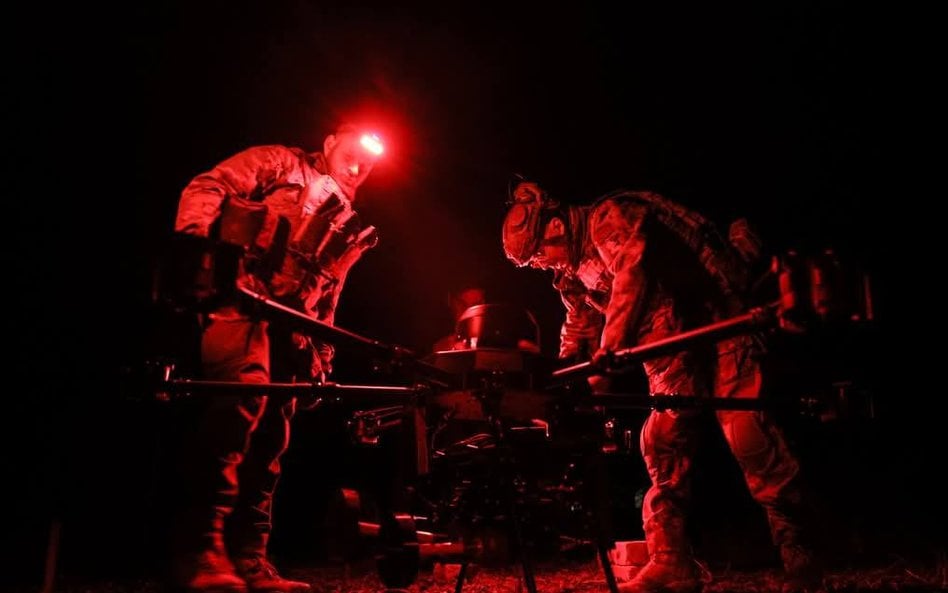 Ukraińscy operatorzy dronów