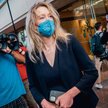 Przed sądem w San Jose Elizabeth Holmes odpowiada z wolnej stopy. Pierwszy dzień procesu, 31 sierpni
