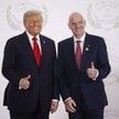 Prezydent FIFA Gianni Infantino i prezydent USA Donald Trump