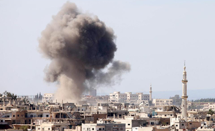 Atak chemiczny i rakietowy w Syrii