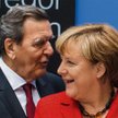 Eks kanclerz i kanclerz, czyli Gerhard Schroeder i Angela Merkel. Czy ktoś zada im kiedyś pytanie „C