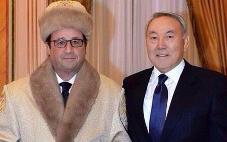 Pałac Elizejski wolałby uniknąć publikacji tego zdjęcia: przed wylotem do Moskwy Francois Hollande o