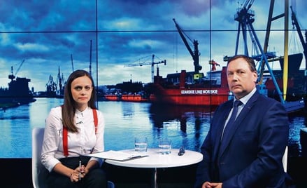 Gościem Barbary Oksińskiej w poniedziałkowym programie „Prosto z Parkietu” był Andrzej Kensbok, wice