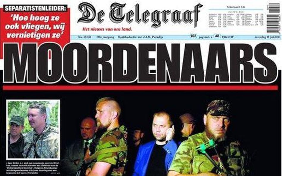 "Jedynki" sobotnich gazet o katastrofie samolotu MH17