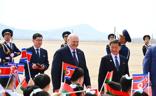 Aleksander Łukaszenko w Korei Północnej