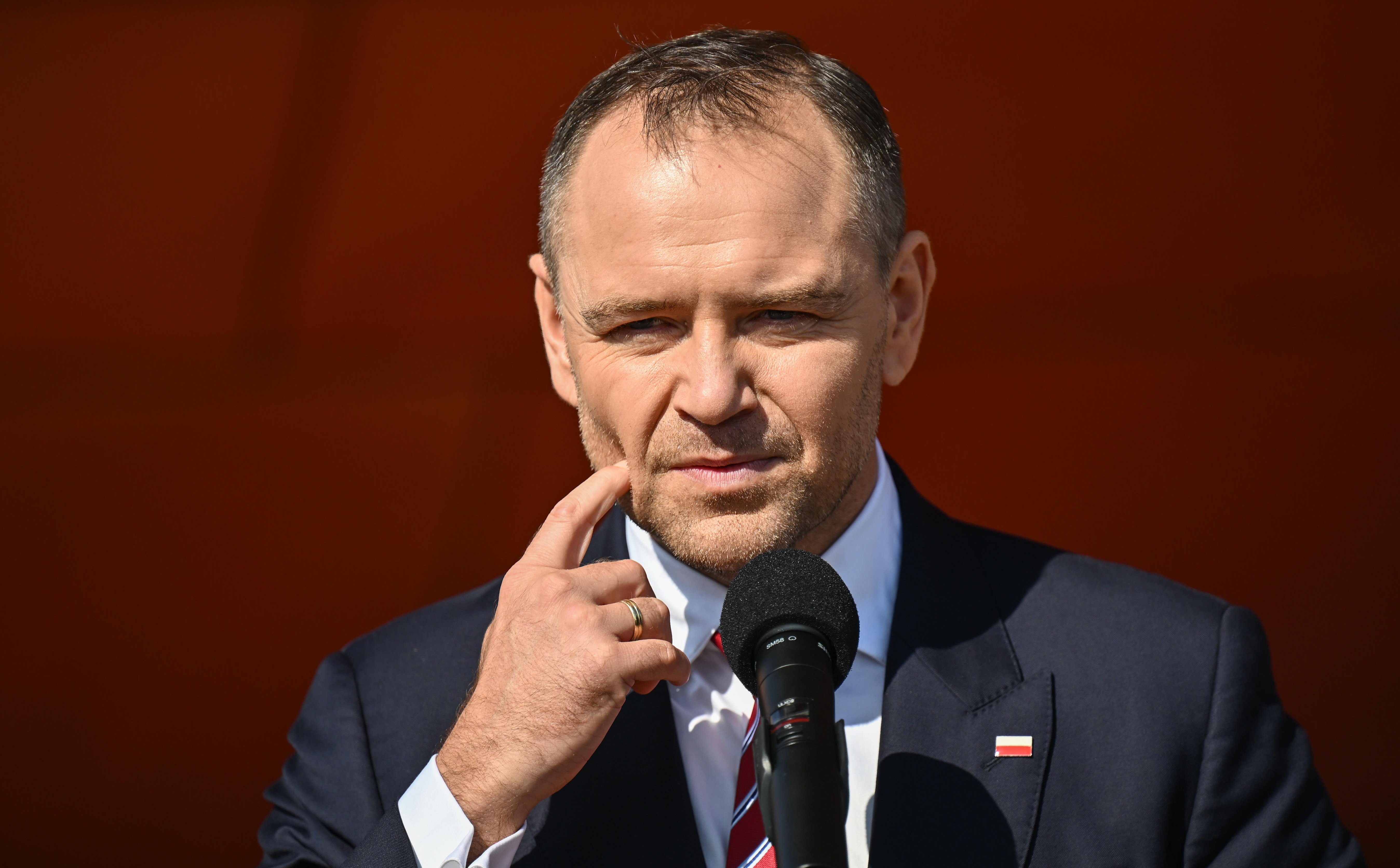 Donald Trump's teleconference with European leaders. Poland was represented by Karol Nawrocki