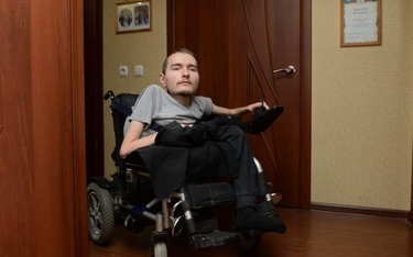 Walery Spiridonow zgłosił się na ochotnika. Cierpi na chorobę Werdniga-Hoffmanna