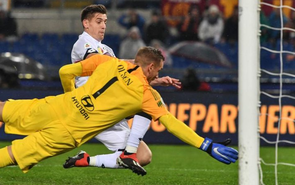 Krzysztof Piątek jesienią w Serie A zdobył 13 goli. Więcej ma na koncie tylko Cristiano Ronaldo (14)