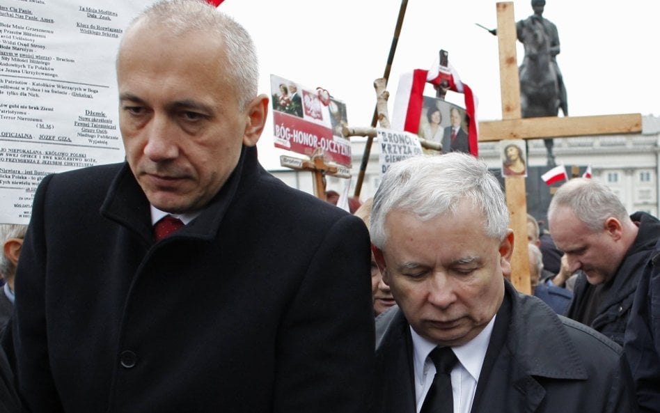 Joachim Brudziński i Jarosław Kaczyński