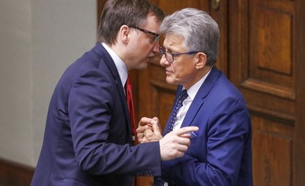 Minister sprawiedliwości Zbigniew Ziobro i poseł Stanisław Piotrowicz