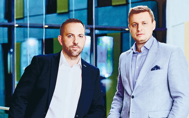 Paweł Fornalski (z lewej) i Sebastian Muliński  Dwaj wspólnicy działają razem w biznesie  od samego 