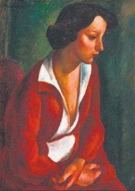 Maurycy Mędrzycki namalował portret Kiki de Montparnasse.