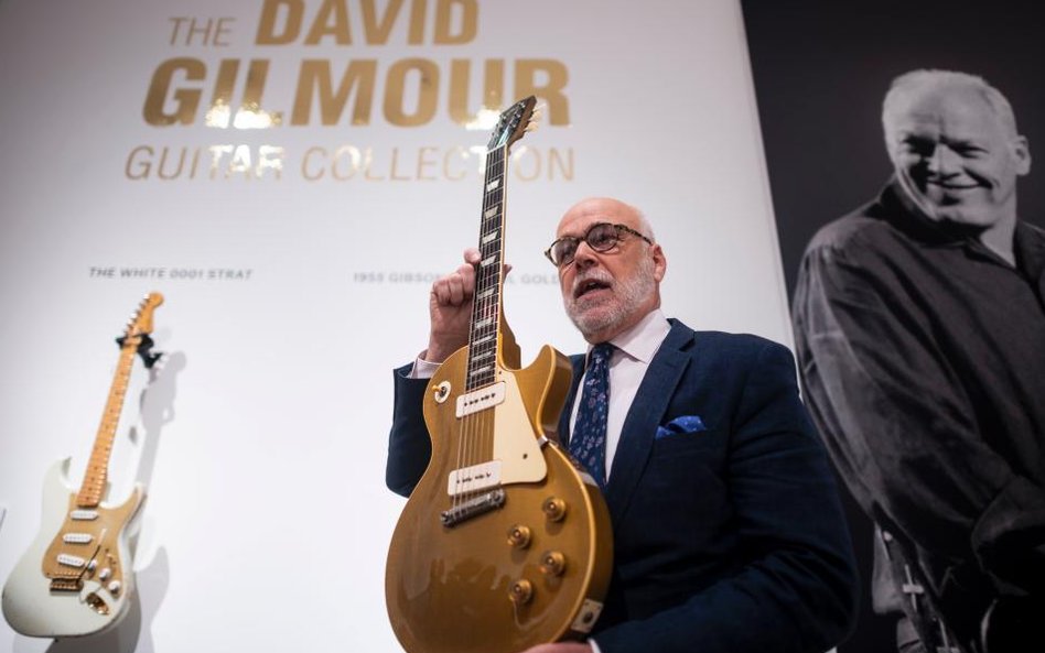 David Gilmour sprzedał wszystkie swoje cenne gitary
