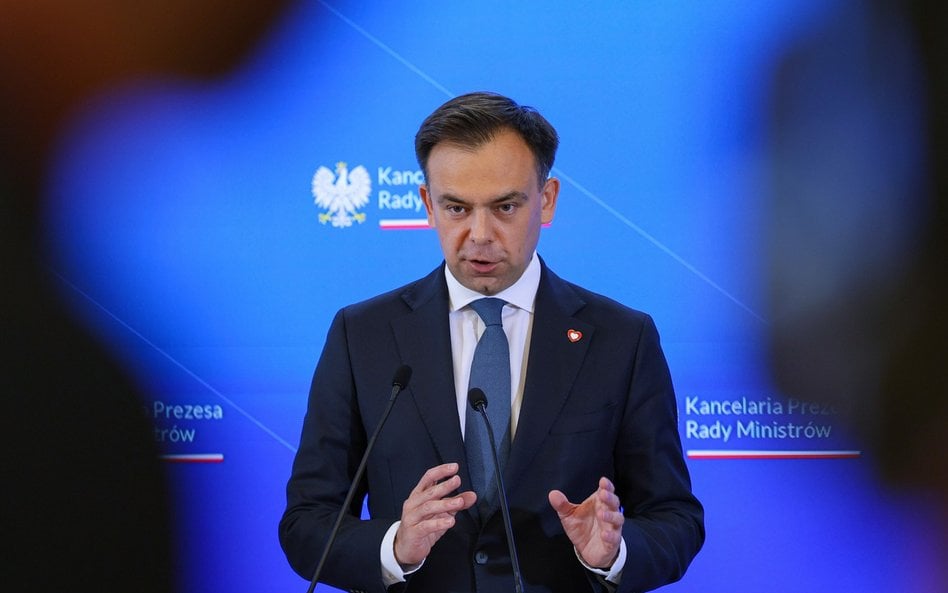 Minister finansów i gospodarki Andrzej Domański