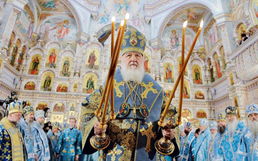 Patriarcha Cyryl I odprawił nabożeństwo w mińskiej cerkwi Wszystkich Świętych