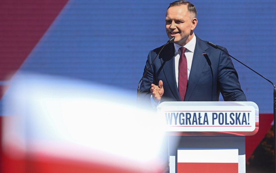 Prezydent elekt Karol Nawrocki na pikniku rodzinnym PiS