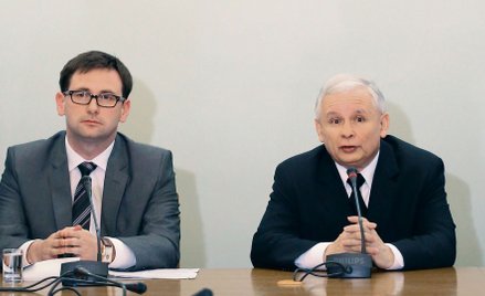 Daniel Obajtek (z lewej) nigdy nie był rozpatrywany na poważnie przez Jarosława Kaczyńskiego jako ka