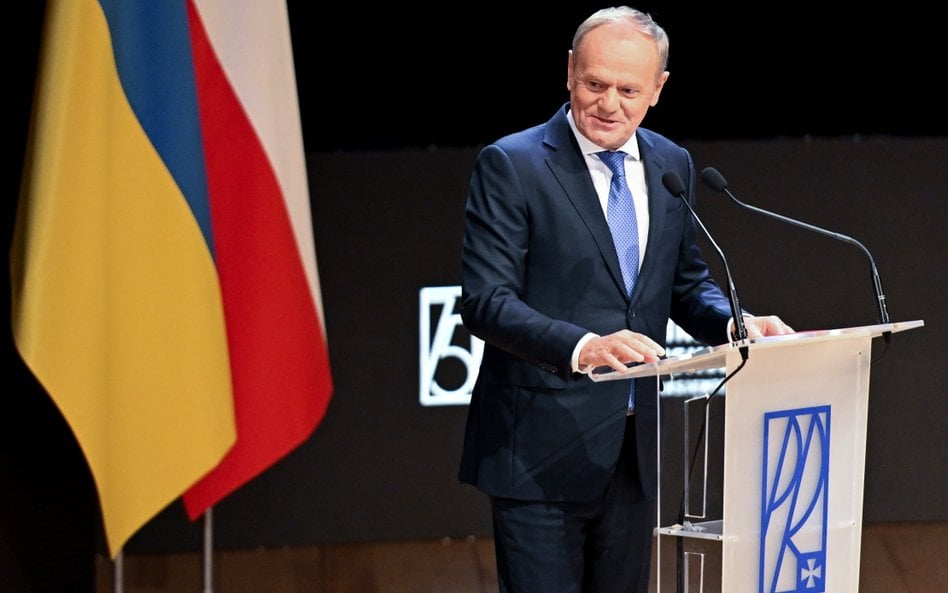 Premier Donald Tusk podczas drugiego dnia konferencji „Road to URC – Security and Defence Dimension”