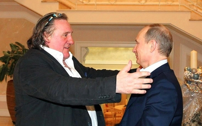 Gérard Depardieu z Władimirem Putinem w 2013 roku
