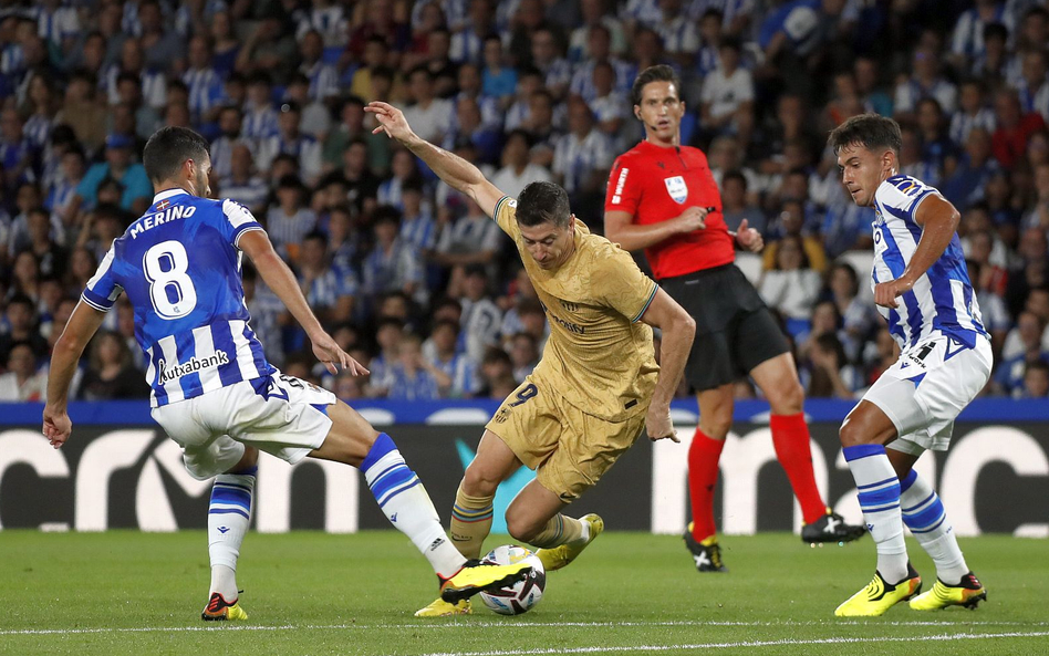 Robert Lewandowski zrobił sobie prezent. Polak już strzela w lidze dla Barcelony